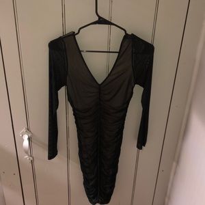 Charlotte Russe black sheer dress